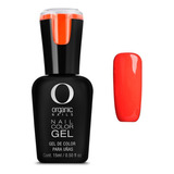 Color Gel Esmalte Uñas Organic Nails Color Imperial Orange