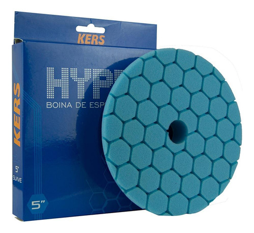 Boina Espuma Azul Suave Lustro Hyper 5 Polegadas Kers