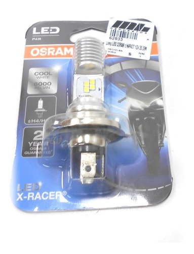 Lampara Led Osram H4 Cool Wite Grd Motos