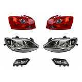 Paq Calaveras Y 4 Faros P/ Seat Ibiza 2013/2016 Depo