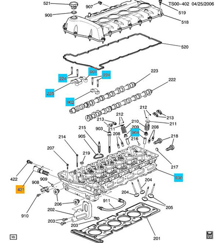 Solenoide Sensor Actuador Levas Chevrolet Trailblazer 4.2l  Foto 3