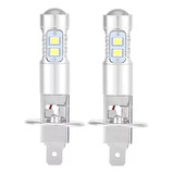 2 Luces Antiniebla Led H1, 6000 K, Superblancas, 100 W