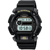 Reloj Casio G-shock Dw-9052-1b Hombre Color De La Correa Negro Color Del Bisel Negro Color Del Fondo Negro