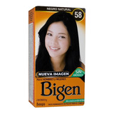 Tinte Bigen 58 Negro Natural De 6g - g a $3817