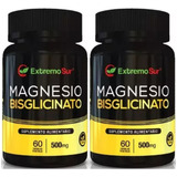 Pack 2 Bisglicinato De Magnesio 60 Caps 500mg