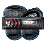 Combo Audio Car Estéreo Bluetooth + Parlantes 6x9 + 6 PuLG P