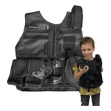 Colete Tatico Infantil Airsoft - Coletinho Para Criança