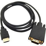 Hdmi To Vga Adapter Cable, Haokiang 6ft/1.8m Gold-plated 108