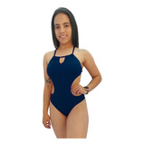 Maiô Body Feminino Levanta Bumbum Chapa Barriga Fendas Lado