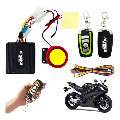 Alarma Moto Antirrobo Atverce A001 Control Remoto Arranque 12V | MercadoLibre