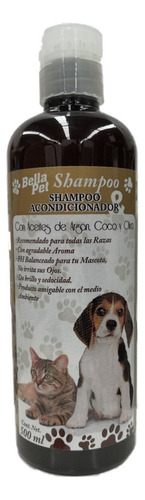 Shampoo Acondicionador Bella Pet 500 Ml Fragancia Agradable