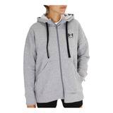 Campera Under Armour Rival Fleece Fz Mujer Gris Jjdeportes