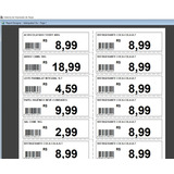 Sistema De Impressão De Etiqueta De Preço No Formato A4