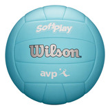 Pelota De Voleibol Wilson Avp Soft Play, Color Azul