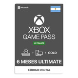 Xbox Game Pass Ultimate 6 Meses Código