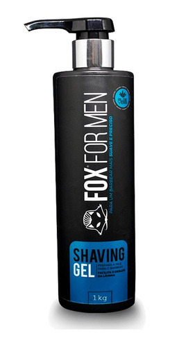 Gel De Barbear Shaving Gel 1kg Fox For Men Rende Muito Mais