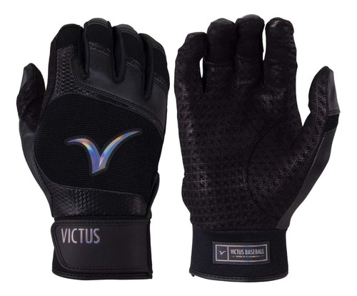 Victus Debut 2.0 Guantes De Bateo Juveniles, Negro Azabache,