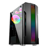 Gabinete Gamer Hoopson C/ Led Embutido Sem Fonte - Cpu-016g