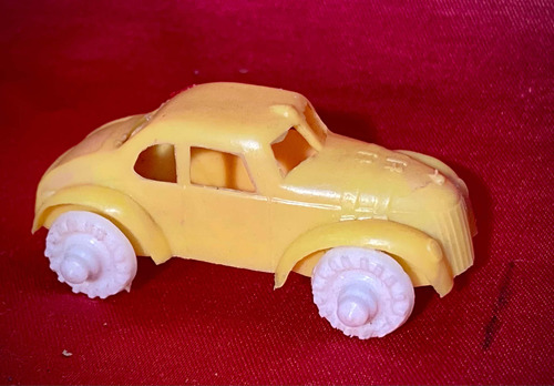 Antiguo Autito De Plástico Volkswagen Escarabajo Fusca