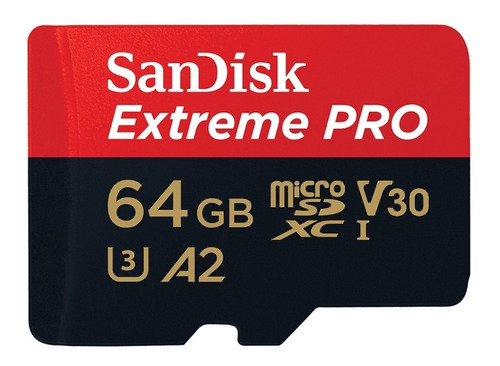 Cartão Microsd Sandisk Extreme Pro 64gb 170mb´s