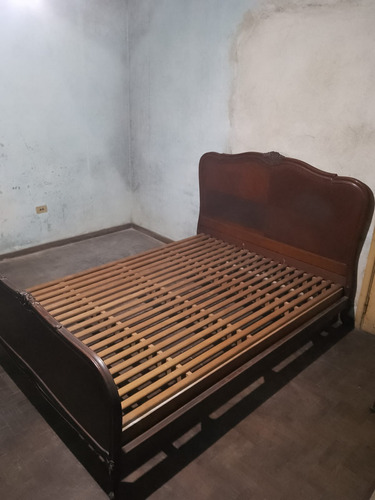 Cama Madera Ebanista 2 Plazas 