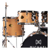 Bateria Michael Acústica Dml420 Legacy Warn Silky Mustard