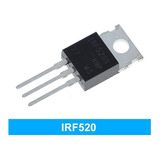 Transistor Mosfet potencia Irf520 100v 9.2a To-220 Canal N