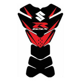 Protector De Tanque Para Motocicleta Suzuki Gsx-r Negro Rojo
