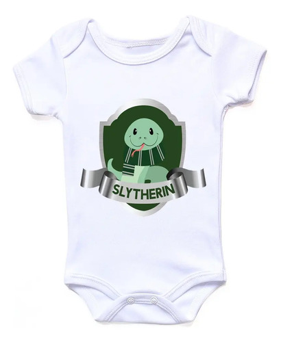 Pañalero Harry Potter Hogwarts Casas Slytherin #2 Envio Grat