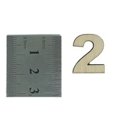 Set De Numeros De Madera Para Reloj Mural 2 Cm (del 1 Al 12)