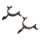 2 Unidades De Western Cowboy Spurs, De Acero Con Bajo Conten