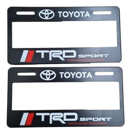 Porta Placas Toyota Trd Solo Numeros Rav4 Yaris Camry Prius