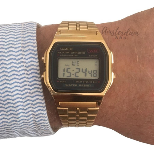 Reloj Vintage Retro Casio A159wgea-5df ...amsterdamarg...