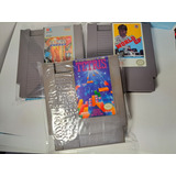 Lote 3 Juegos Nintendo Nes Cartuchos Tetris World Gp