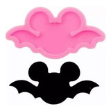 Forma Molde Silicone Morcego Halloween Mickey Disney Minnie