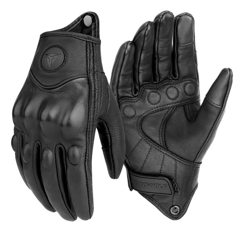 Guantes Para Moto Protección Piel 0302 Motowolf Motociclista Talla Xl