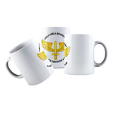 Caneca Cerâmica Fab Asas Espada Força Aérea Brasileira