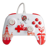 Control Powera Enhanced Wired Mario Red / White