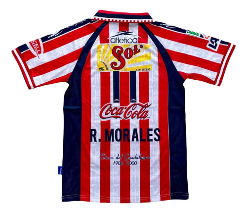 Jersey Playera Chivas Ramón Morales Retro Fútbol 99\u002F00 Local | Meses sin interés