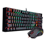 Kit Gamer Redragon Teclado Mecánico Mitra + Mouse Griffin K5