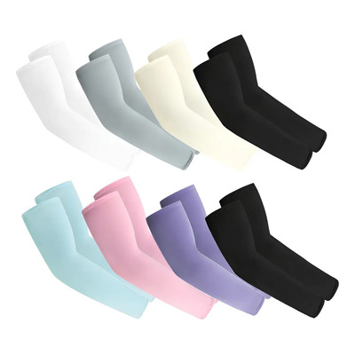 Mangas Protectoras Brazos Sol Rayos Uv 8 Pares Deportiva Unitalla Set 8 Pares