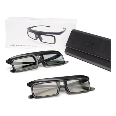 Gafas 3d Awol Vision Dlp Link Recargables Active Shutter