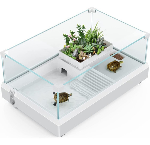 Acuario Para Tortugas Semiacuaticas Tanque Moderno Habitat