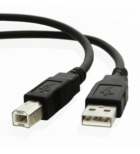 Cable Usb 2.0 Para Impresora 1.80mts Negro