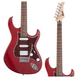 Guitarra Eléctrica De 6 Cuerdas Cort G110 Open Pore Strato Red Color