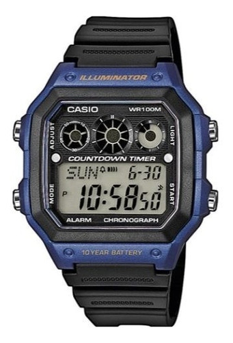 Reloj Hombre Casio Deportivo Ae-1300wh Ae1300 Impacto Online