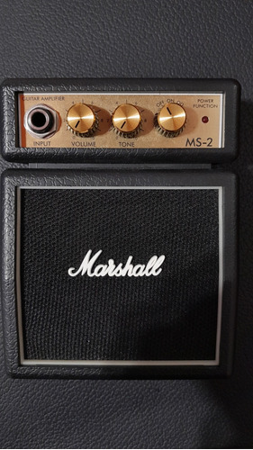 Amplificador Marshall Micro Amp Ms-2 1w Transistor Negro