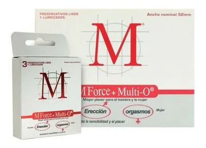 M Preservativos M-force + Multi O 10 Cajas X 3 Unidades