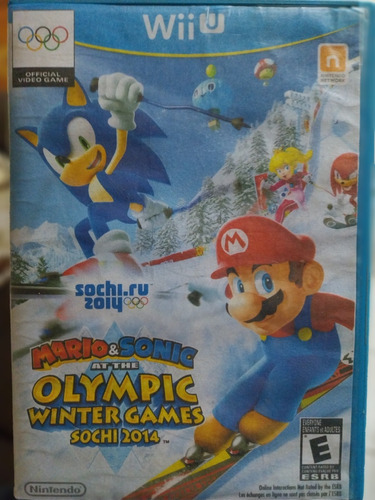 Mario&sonic Wiiu Olimpic Winter Games Buen Estado