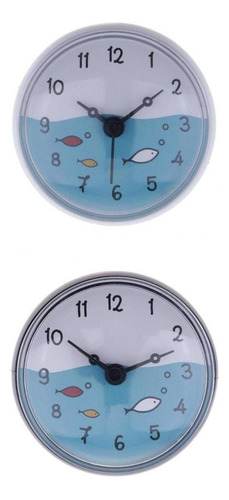 De 2 Relojes De Con Ventosa, Reloj De Cocina Impermeable